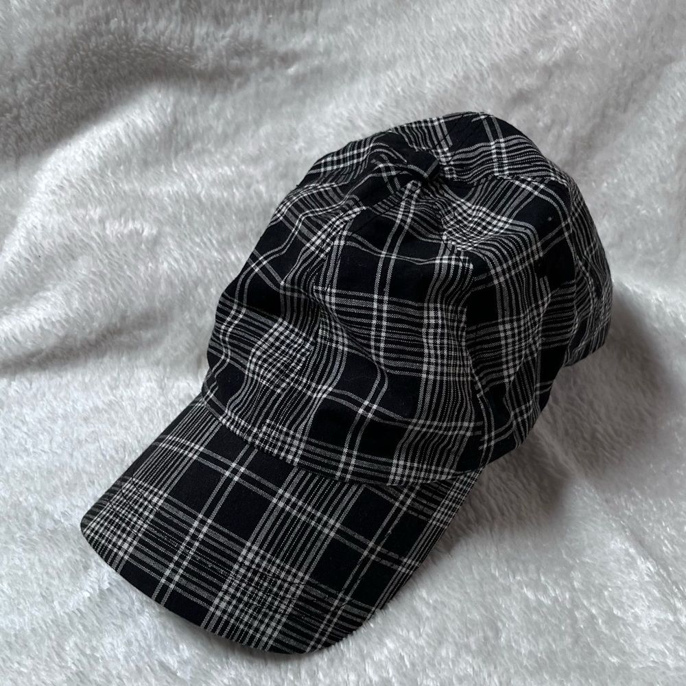 Plaid Stripes Baseball Cap Outdoor Summer Adjustable casual Hat